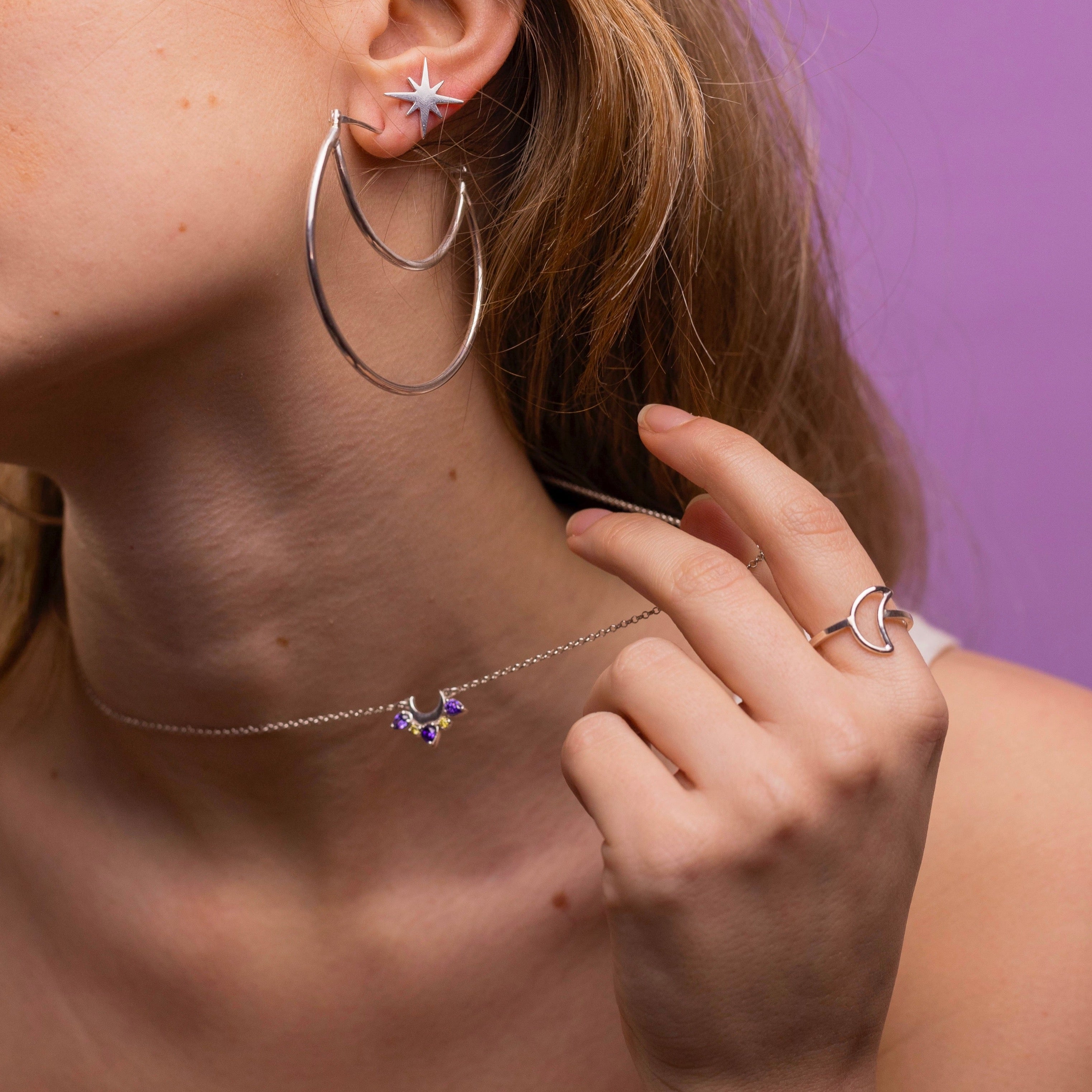 Lunaria - Necklace - Cosmica Gioielli