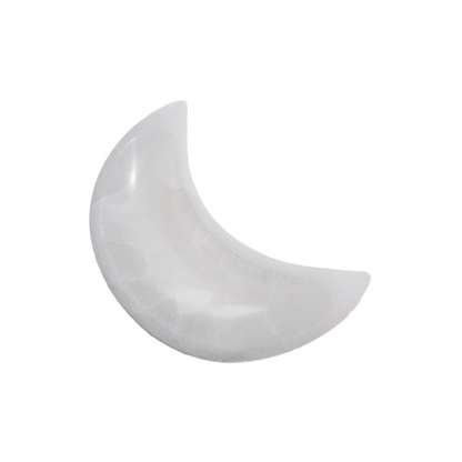 Moon in Selenite - Cosmic Home
