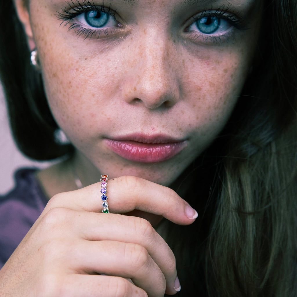 The Rainbow Ring - Cosmica Gioielli