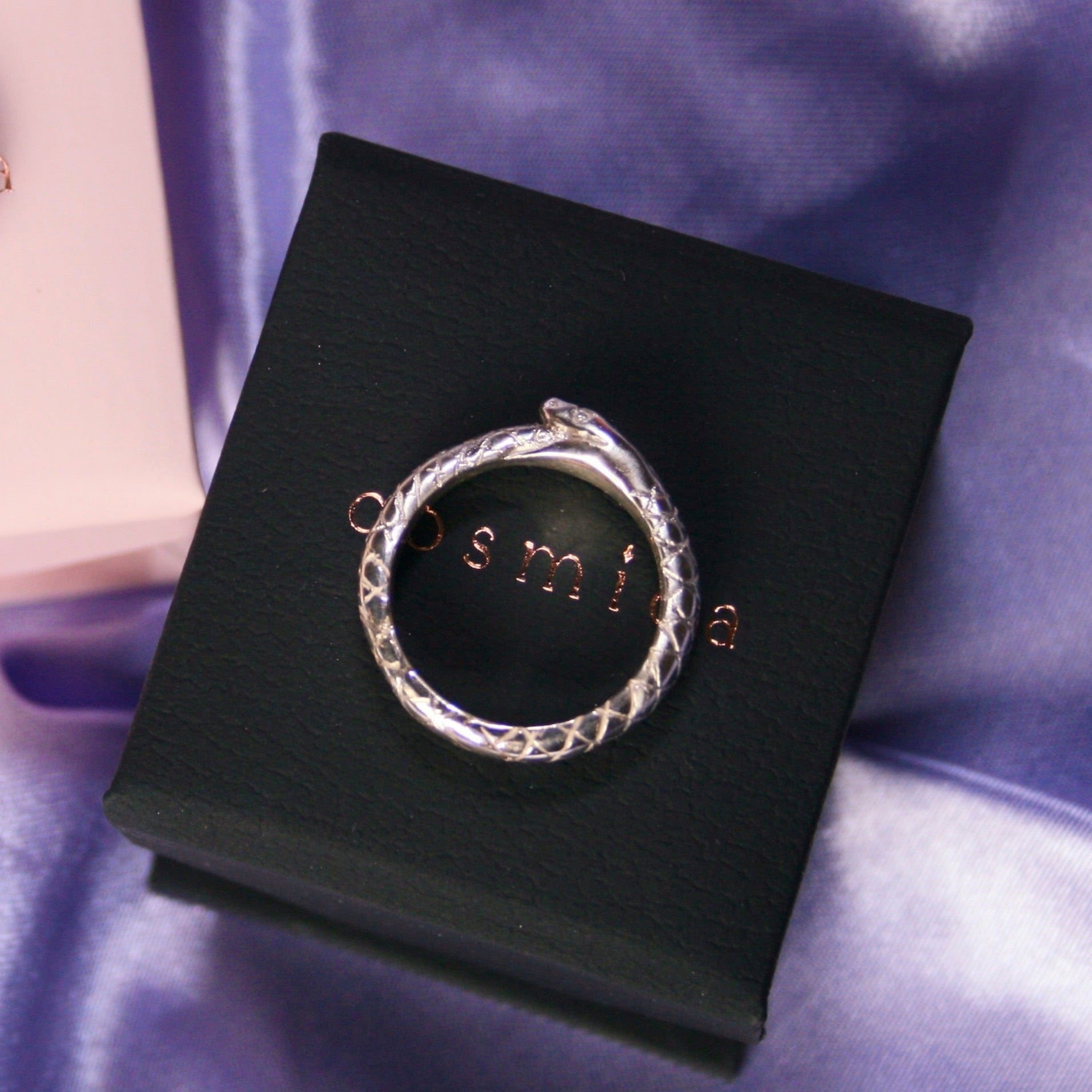 Uroboro Ring - Dragon - Cosmica Gioielli