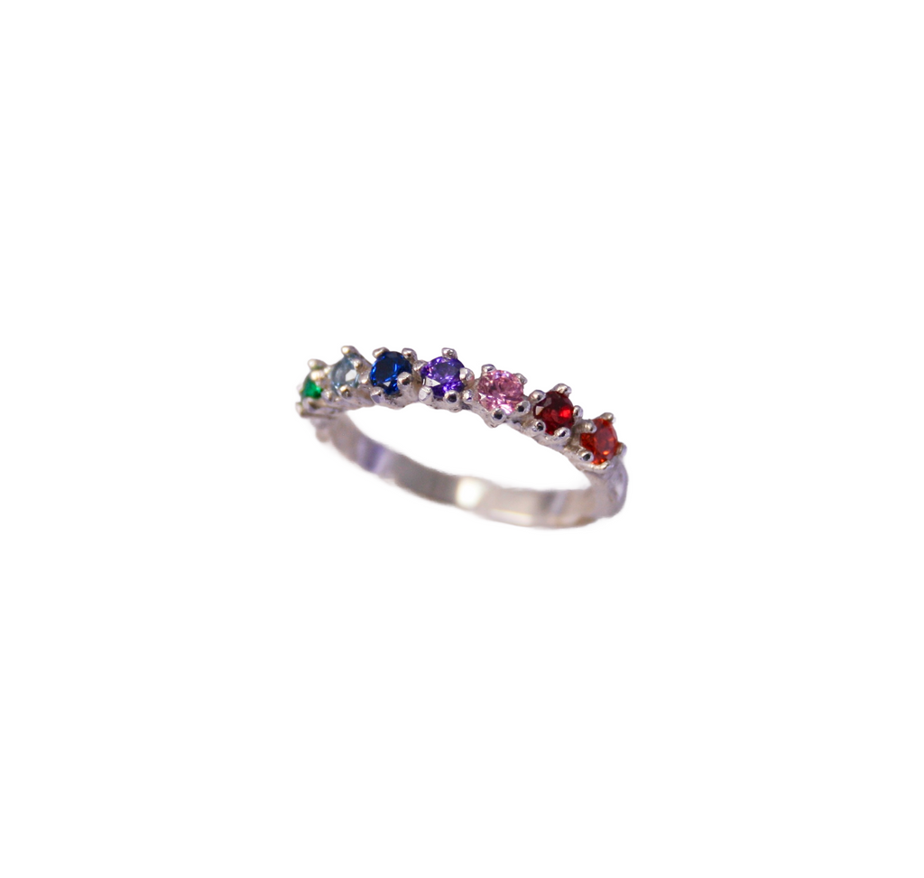 The Rainbow Ring - Cosmica Gioielli