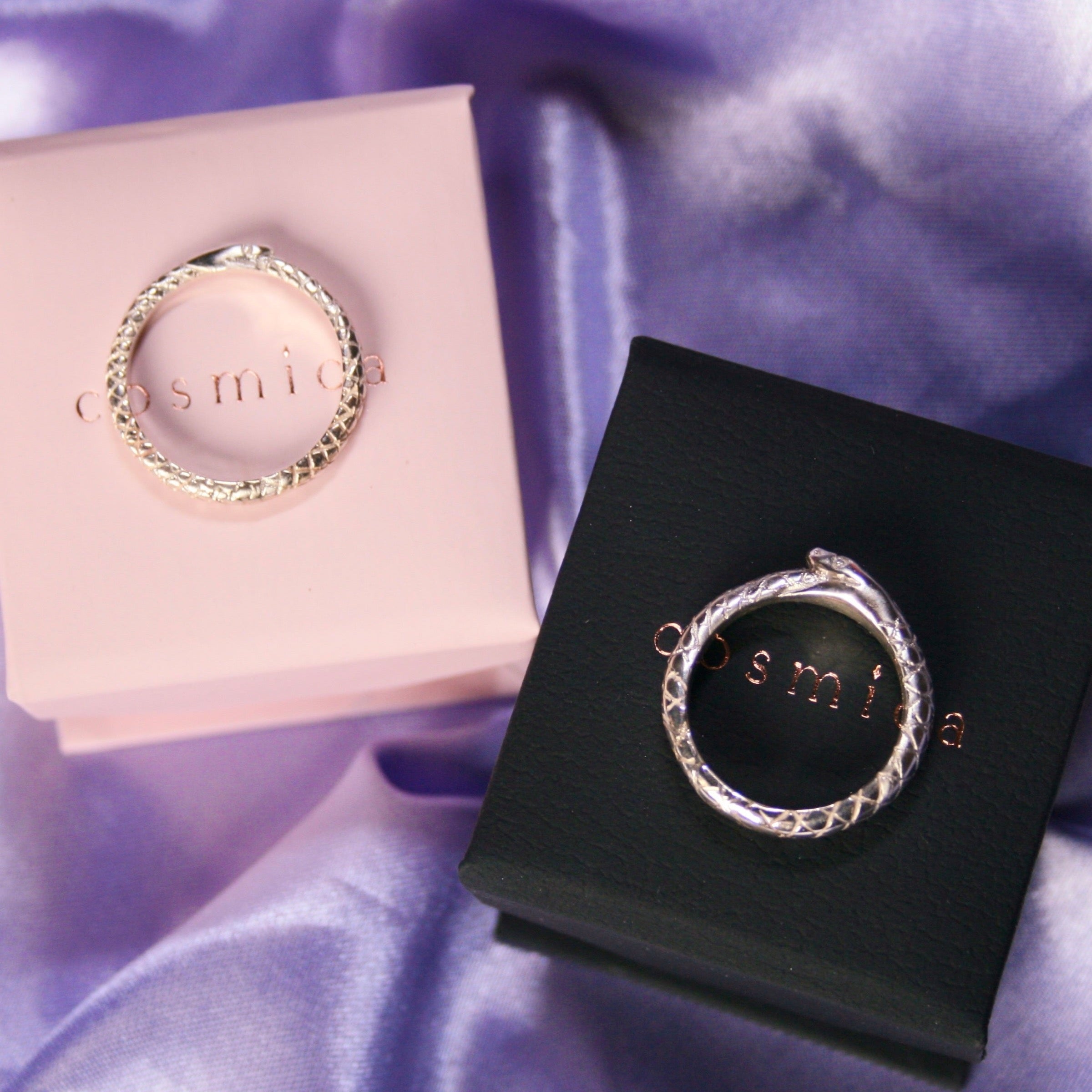 Uroboro anelli fedi serpente