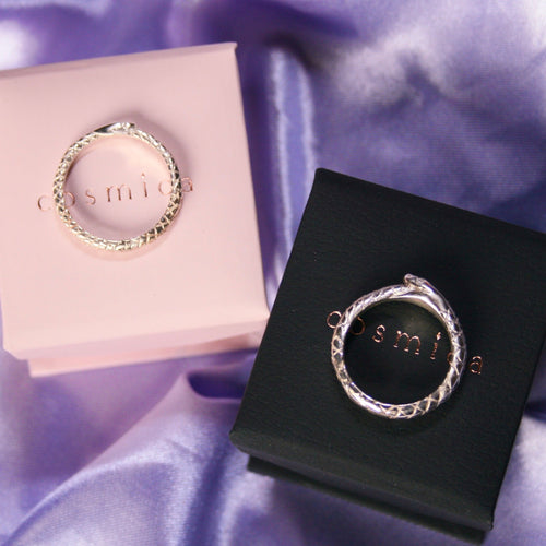 Uroboro anelli fedi serpente